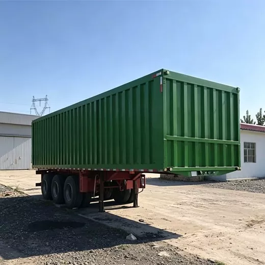 Розширений закритий кузов напівпричіп